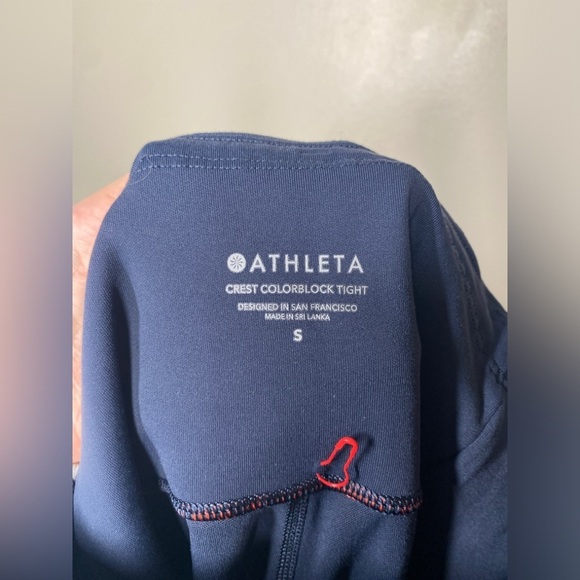 Nwot Athleta Crest Colourblock Leggings - Picture 5 of 8